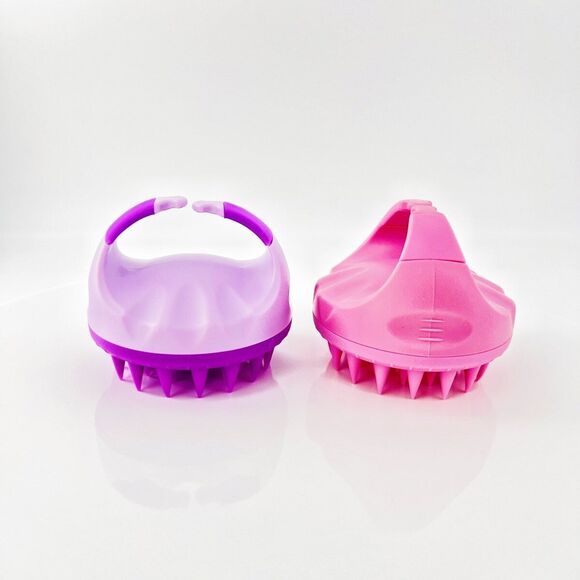 2 pcs Scalp Massager Shampoo Brush, Scalp Scrubber Soft Silicone Dandruff Remove - Picture 9 of 11
